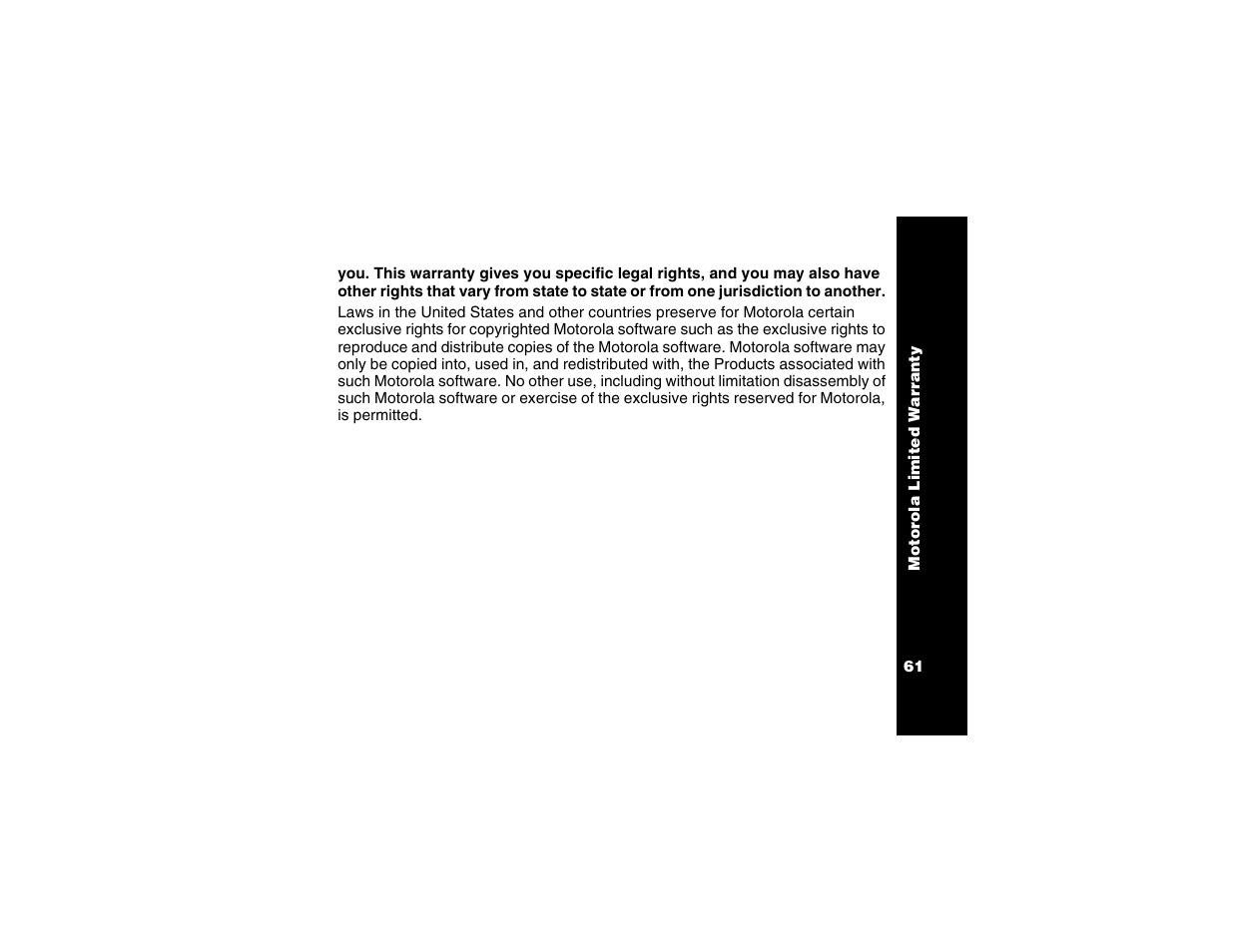 Motorola T6250 User Manual | Page 63 / 68