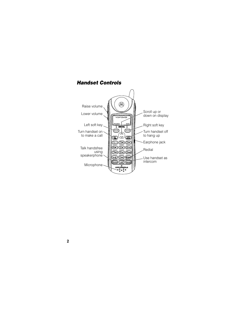 Handset controls, Re l im in a r y | Motorola MD470 Series User Manual | Page 4 / 62
