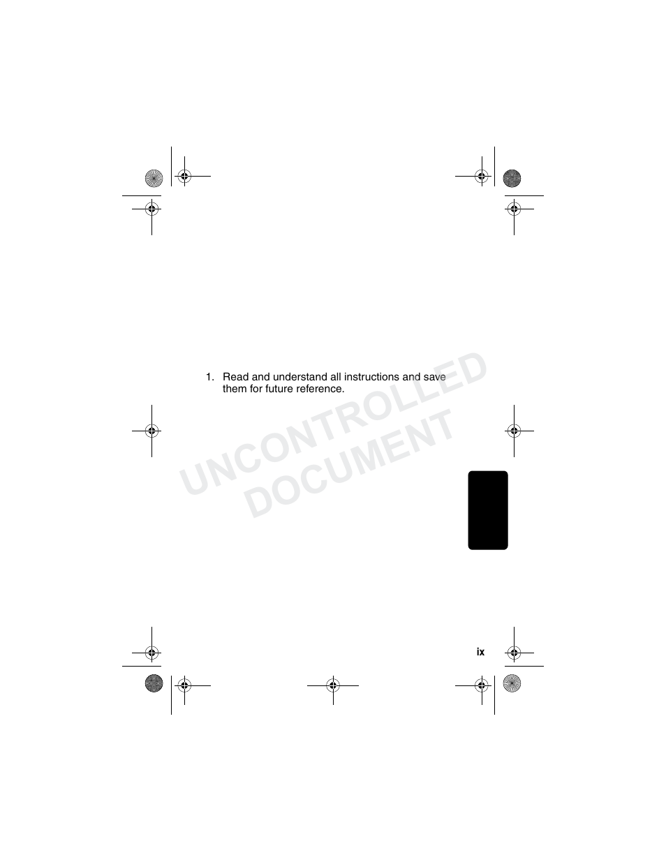 Uncontrolled document | Motorola MD790 Series User Manual | Page 10 / 70