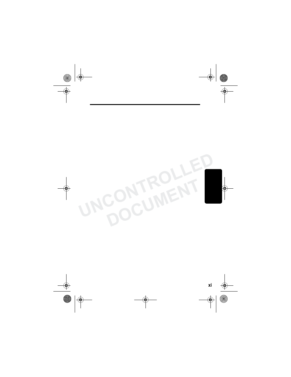 Fcc information, Uncontrolled document | Motorola MD790 Series User Manual | Page 12 / 70