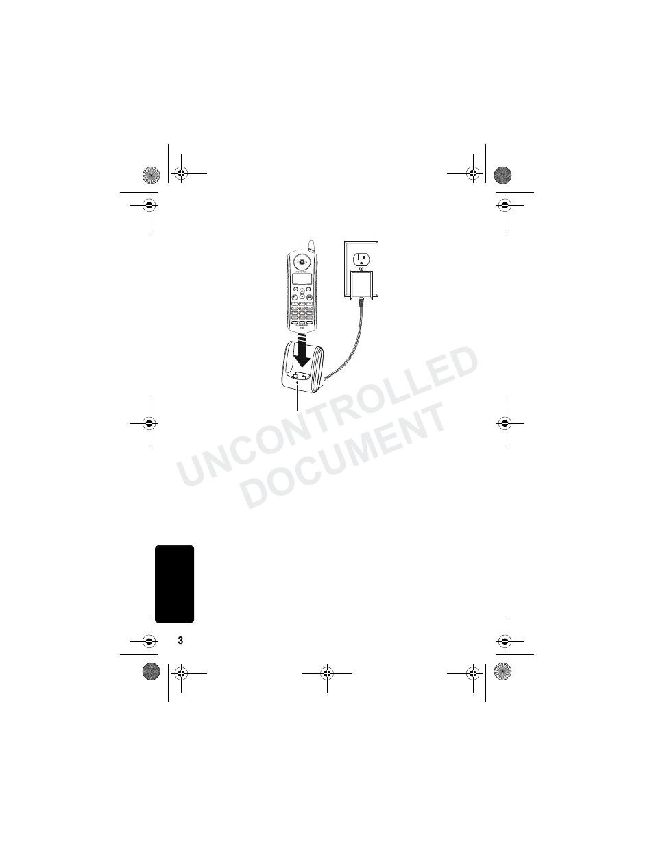 Installing backup batteries, Uncontrolled document | Motorola MD790 Series User Manual | Page 19 / 70