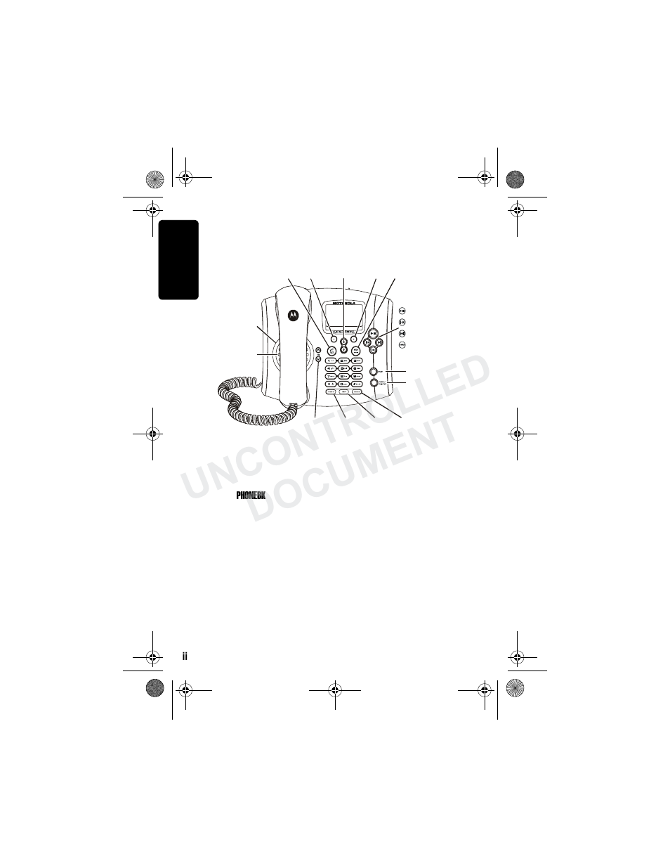 Uncontrolled document | Motorola MD790 Series User Manual | Page 3 / 70