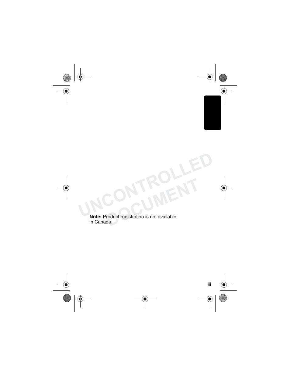 Uncontrolled document | Motorola MD790 Series User Manual | Page 4 / 70