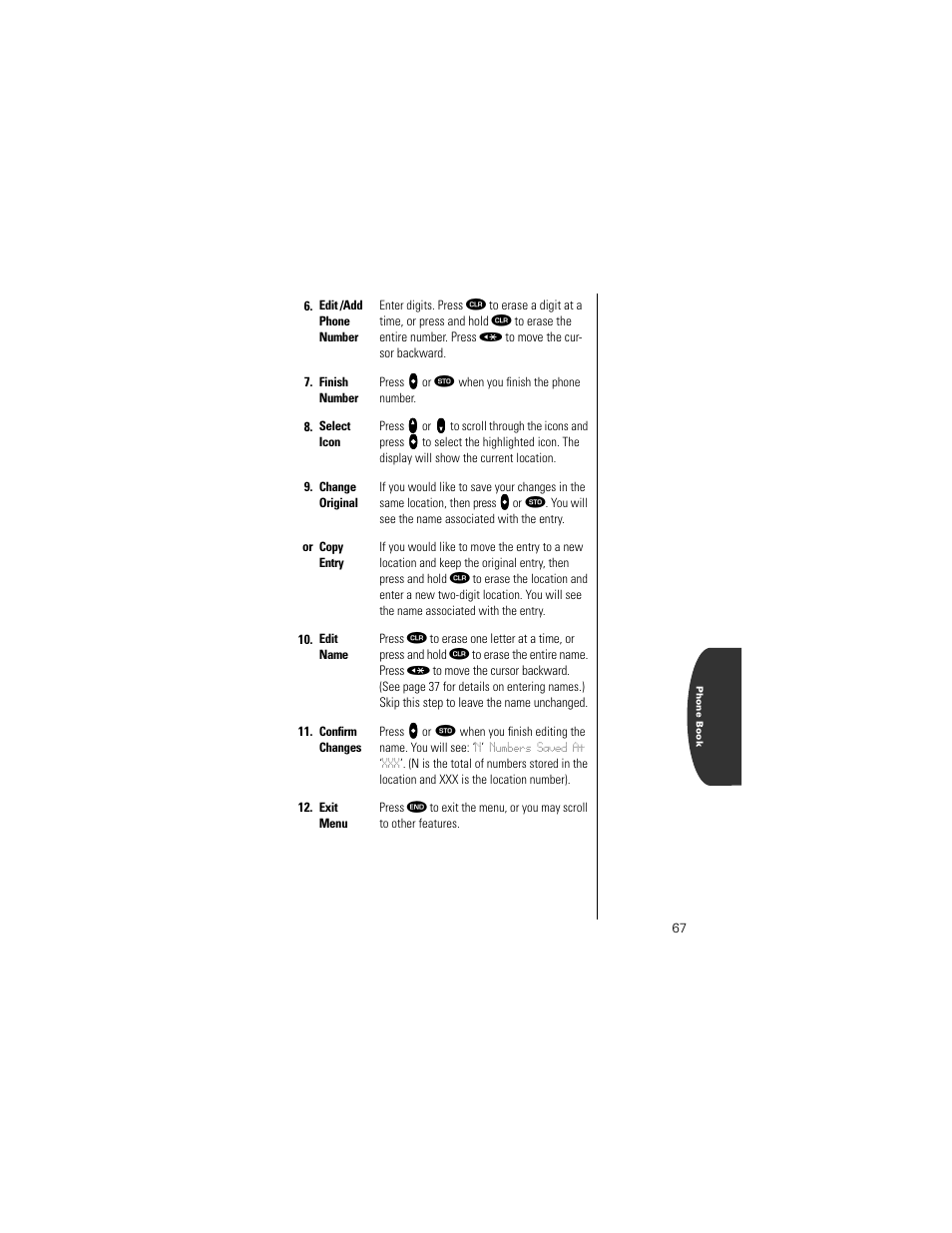 Motorola Digital StarTAC wireless phone User Manual | Page 67 / 143