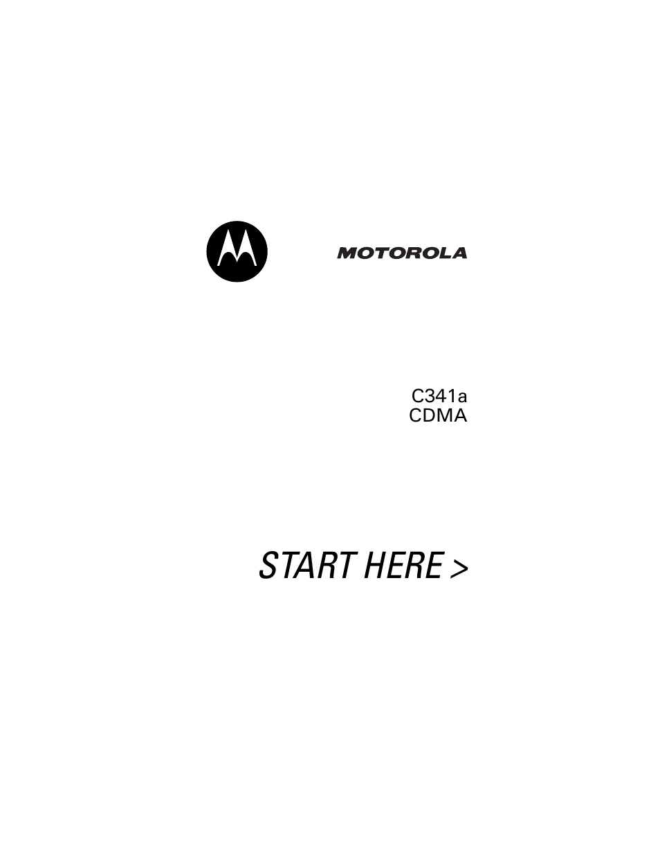 Motorola CDMA User Manual | 74 pages