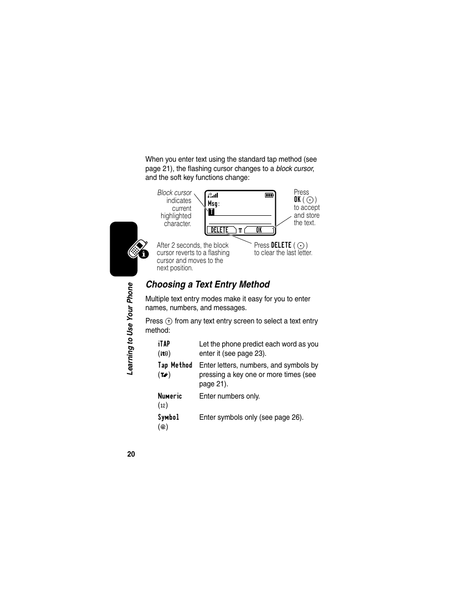 Motorola CDMA User Manual | Page 22 / 74