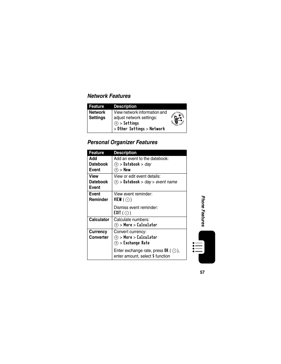 Motorola CDMA User Manual | Page 59 / 74