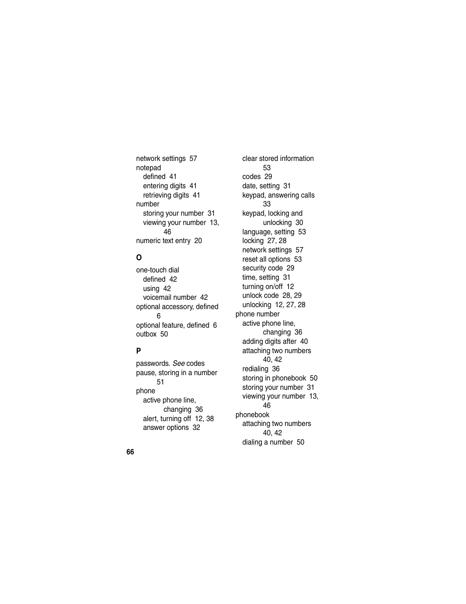 Motorola CDMA User Manual | Page 68 / 74