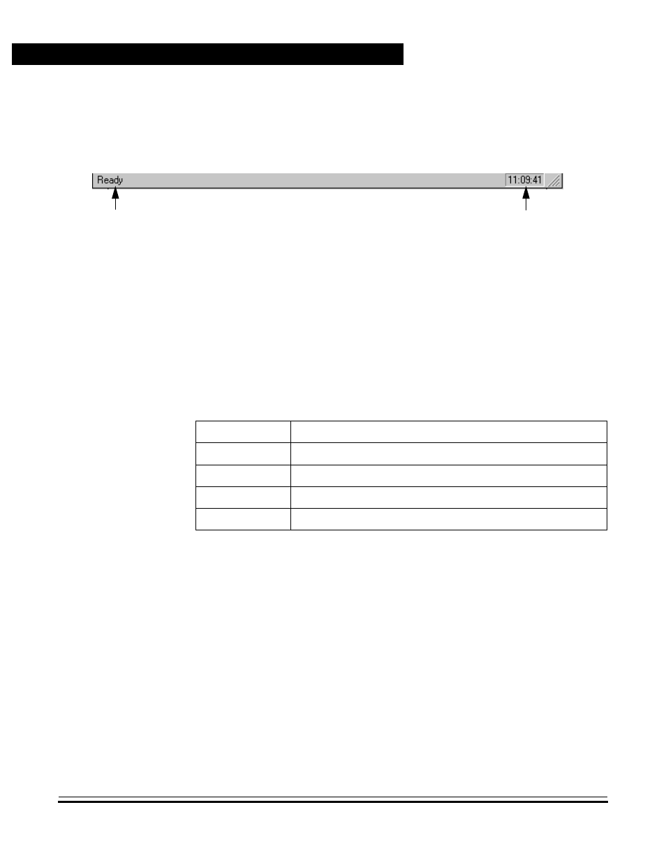 4 status bar, 5 assembler menu bar, 6 file menu | Status bar, Assembler menu bar, File menu, Assembler status bar, Menu bar, Graphical user interface | Motorola HC12 User Manual | Page 42 / 328