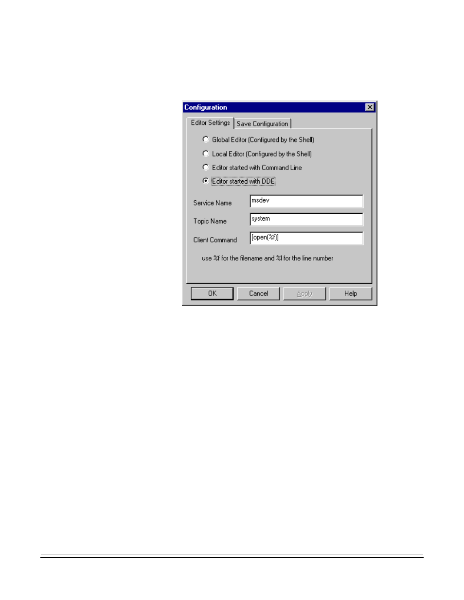 Starting the editor with dde | Motorola HC12 User Manual | Page 47 / 328