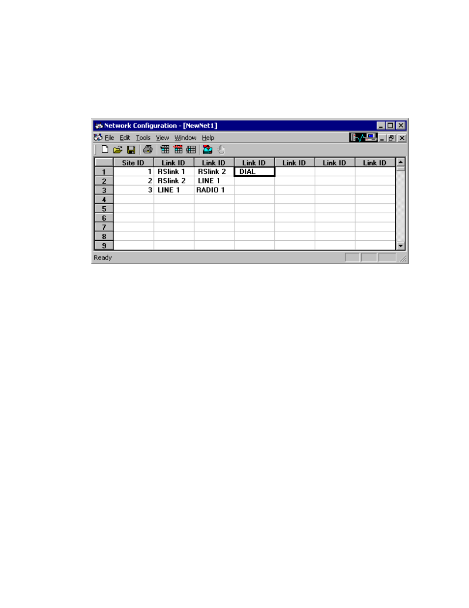 Network configuration window | Motorola 68P02958C00-B User Manual | Page 117 / 474