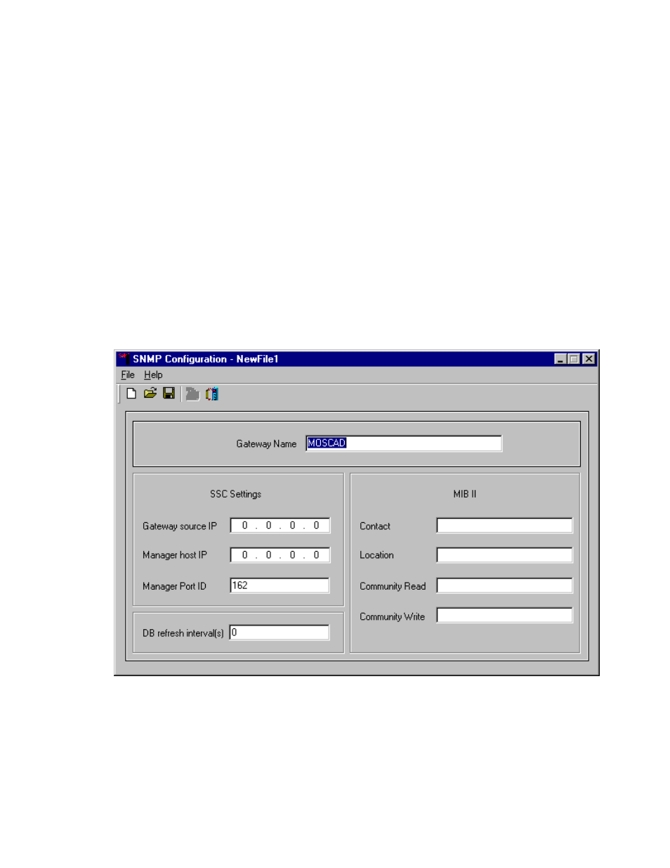 Snmp configurator, General, The snmp configurator window | Motorola 68P02958C00-B User Manual | Page 150 / 474
