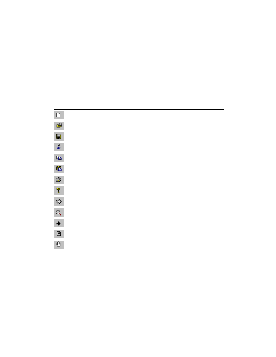 Icons, File menu | Motorola 68P02958C00-B User Manual | Page 219 / 474