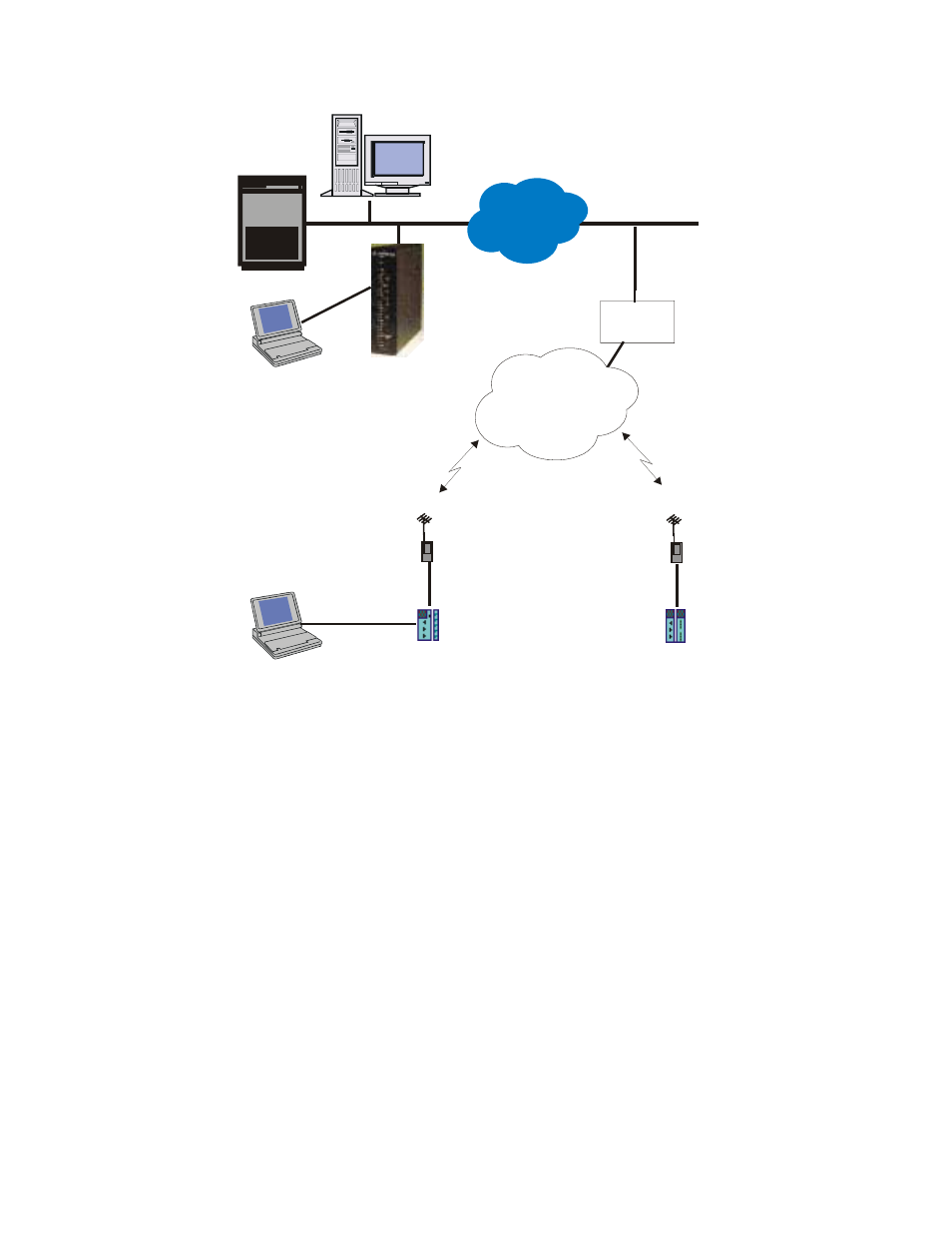 Scada interface, Client-server environment, Scada interface client-server environment | Motorola 68P02958C00-B User Manual | Page 27 / 474