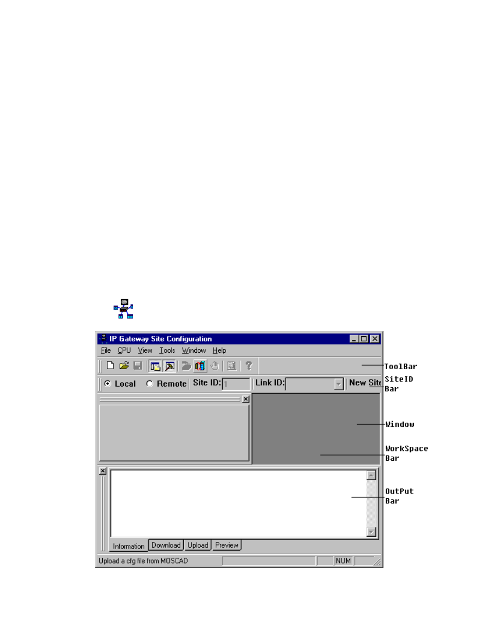 Site configuration, Site configuration window | Motorola 68P02958C00-B User Manual | Page 59 / 474