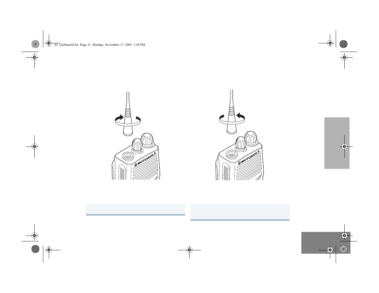 Motorola CP150 User Manual | Page 23 / 44