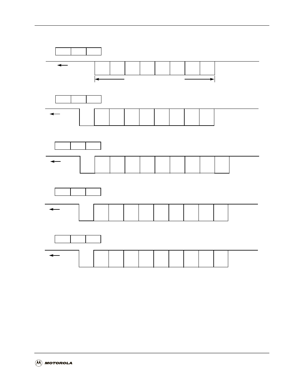 Sci data word formats (ssftd = 0), 2 -11, Figure 8-2. sci data word formats (ssftd = 0), 2 | Motorola DSP56301 User Manual | Page 247 / 372