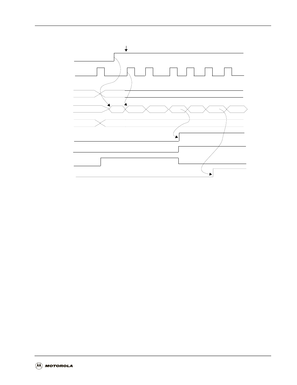 Toggle mode, trm = 0 -11, Figure 9-8. toggle mode, trm = 0 | Motorola DSP56301 User Manual | Page 273 / 372