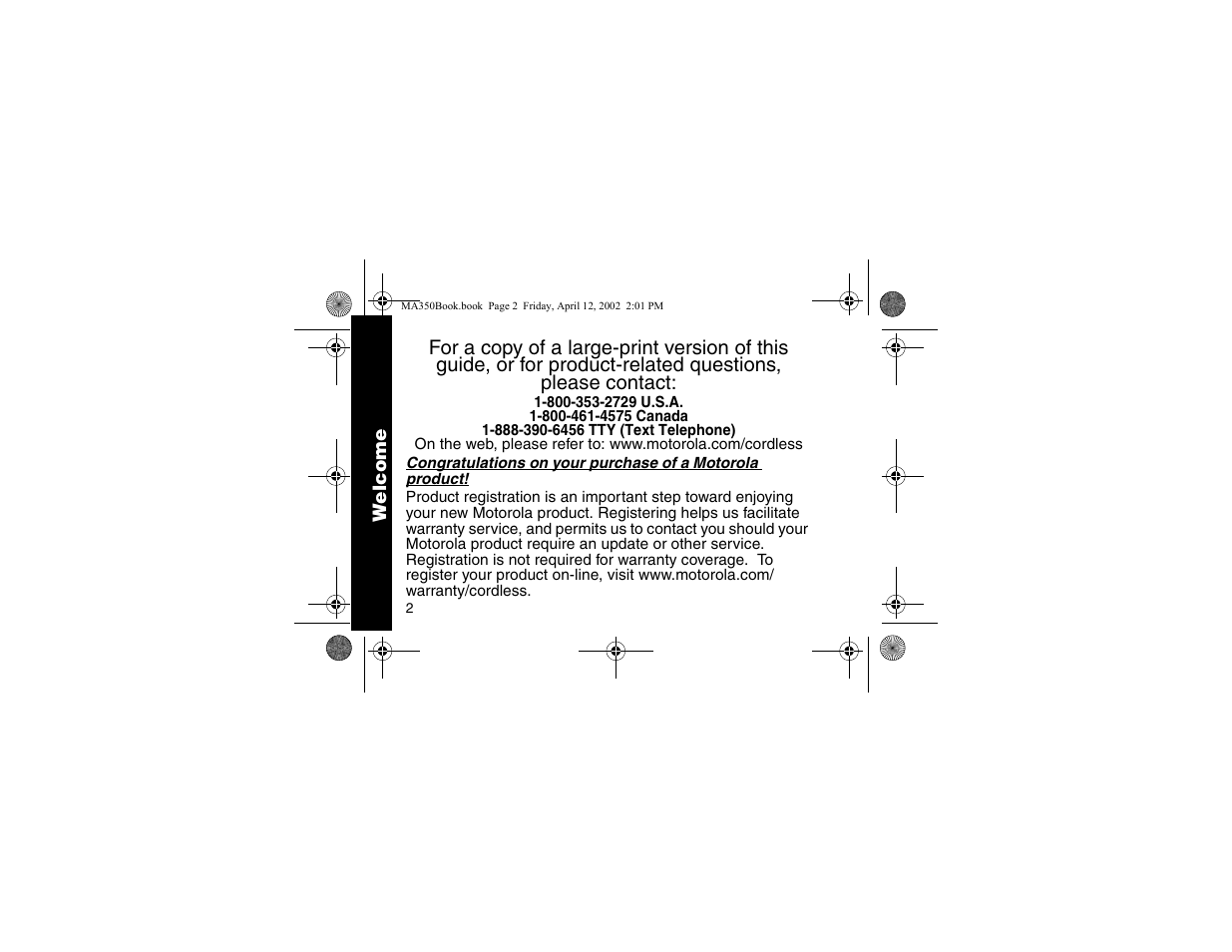 Motorola MA350 User Manual | Page 4 / 60