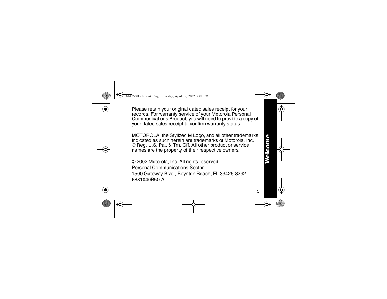 Motorola MA350 User Manual | Page 5 / 60