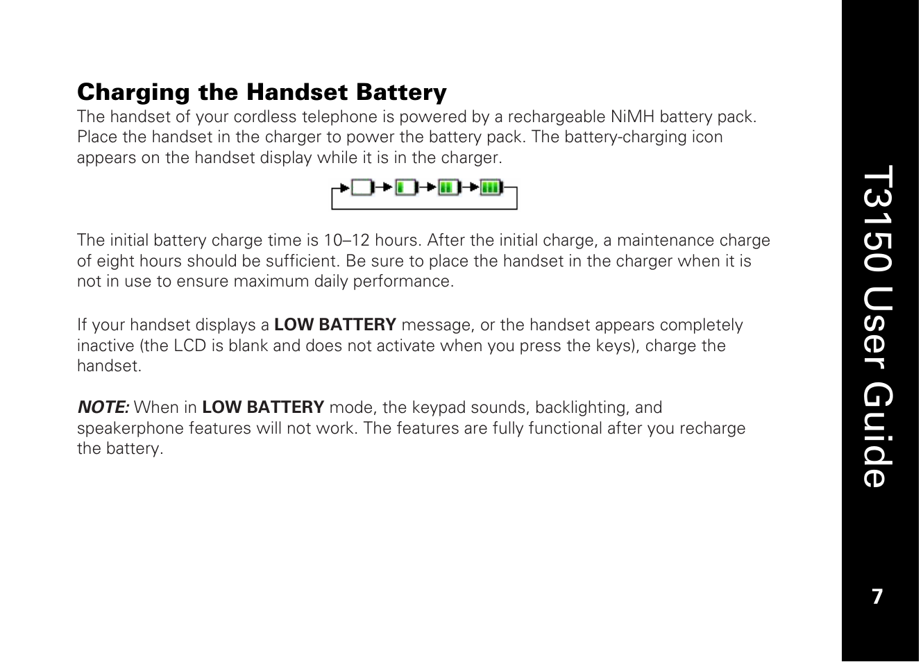 T3150 user guide | Motorola T3150 User Manual | Page 21 / 62