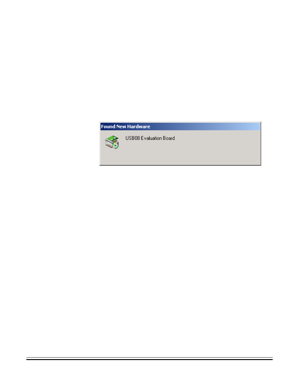 5 driver installation, Driver installation, Found new hardware screen | Motorola USB08 User Manual | Page 19 / 244