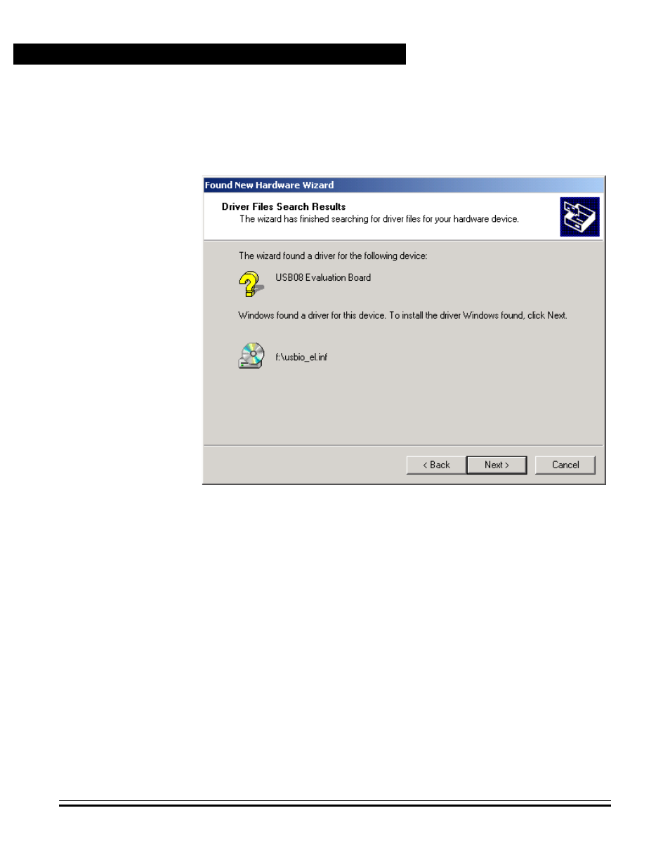 Driver files search results screen, Usb08 quick start | Motorola USB08 User Manual | Page 22 / 244