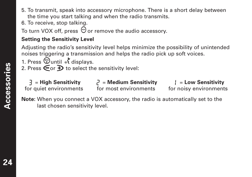 Accessories | Motorola T5500 User Manual | Page 25 / 35