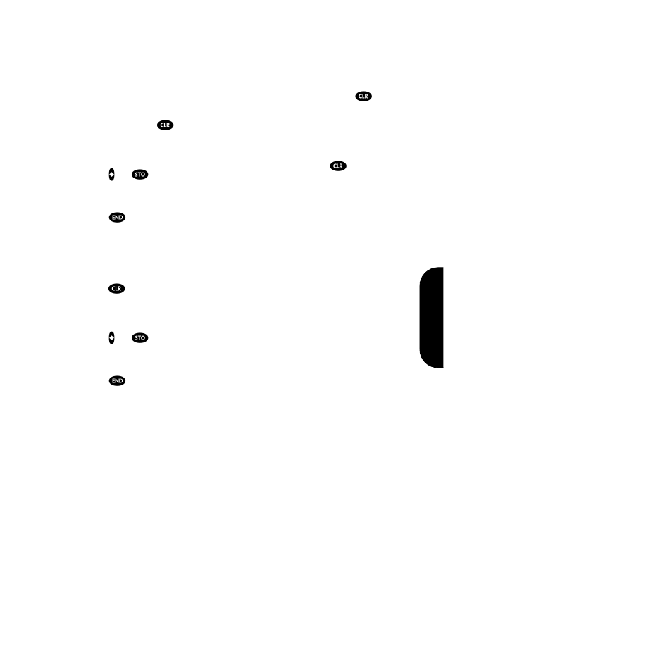 Clearing caller line id | Motorola Cell Phon User Manual | Page 51 / 164