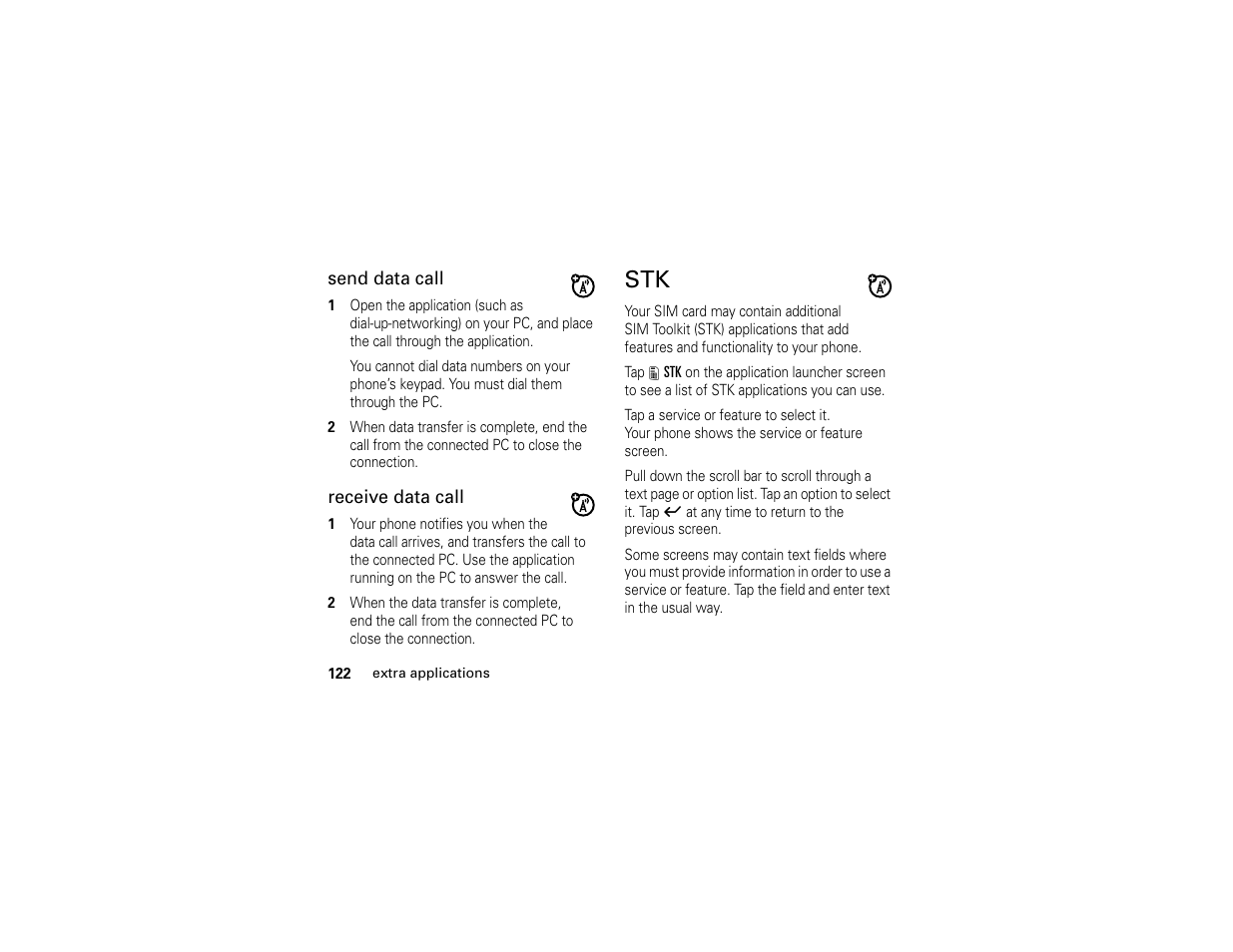 Motorola E6 User Manual | Page 124 / 144