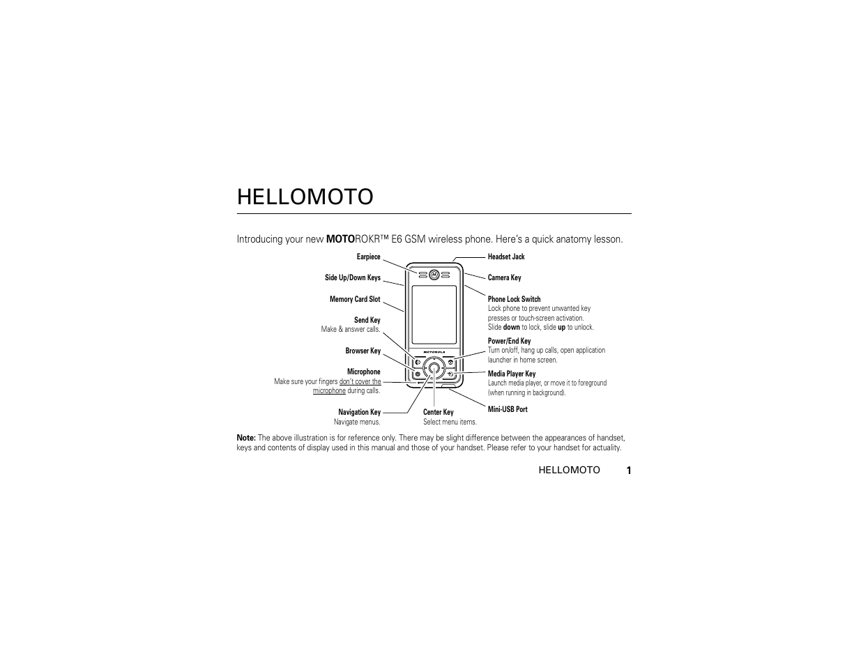 Hellomoto | Motorola E6 User Manual | Page 3 / 144