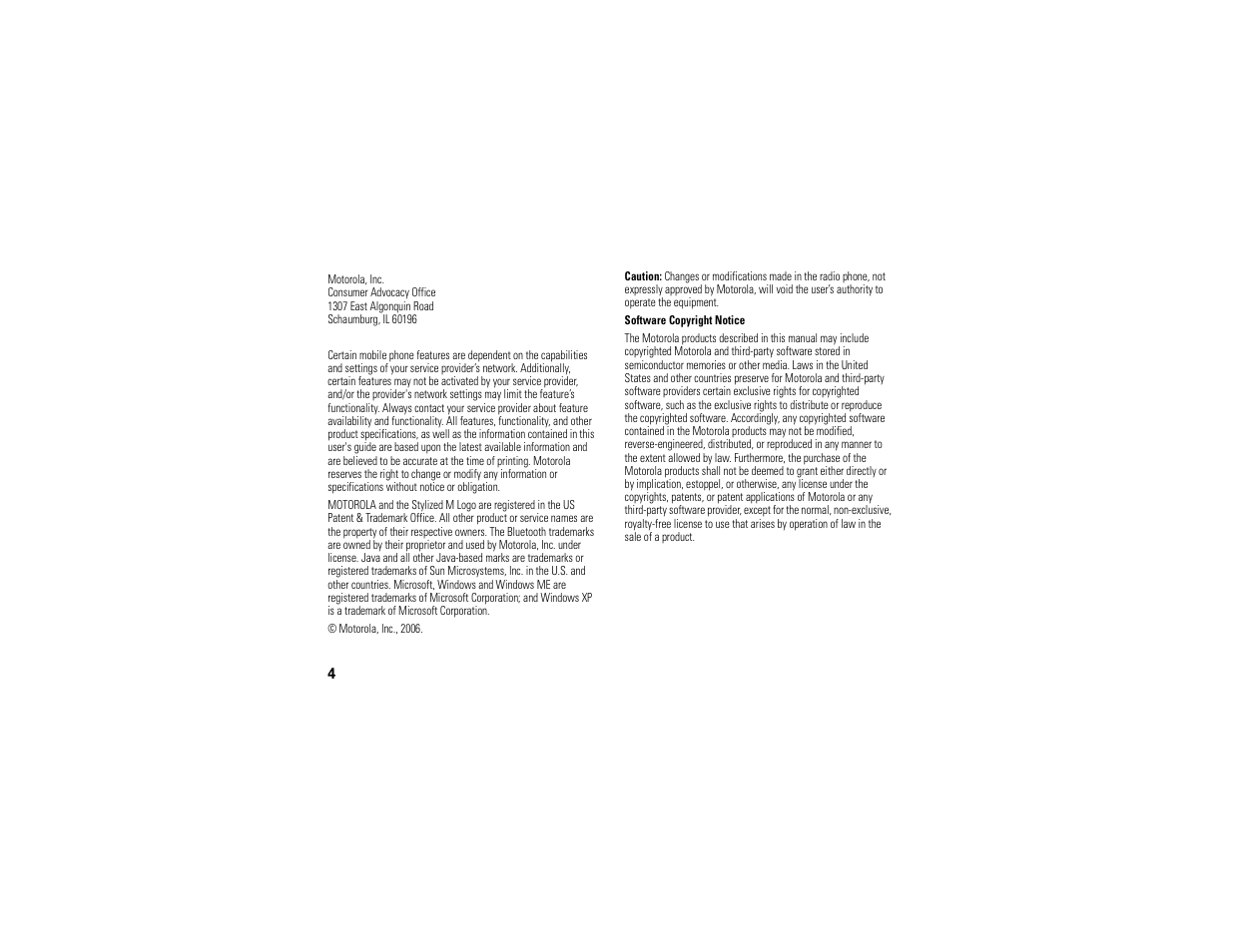 Motorola E6 User Manual | Page 6 / 144