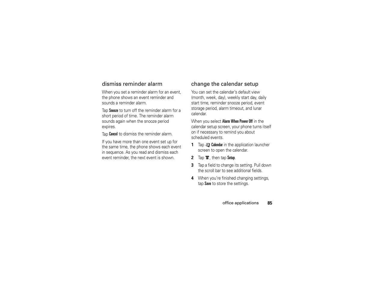 Motorola E6 User Manual | Page 87 / 144