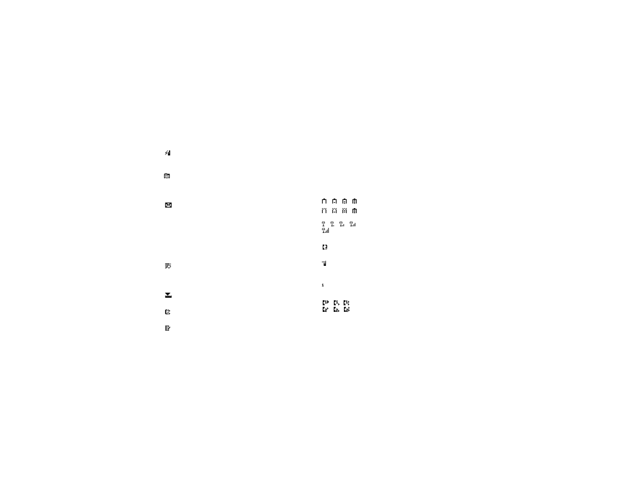Status icons | Motorola i285 User Manual | Page 21 / 130