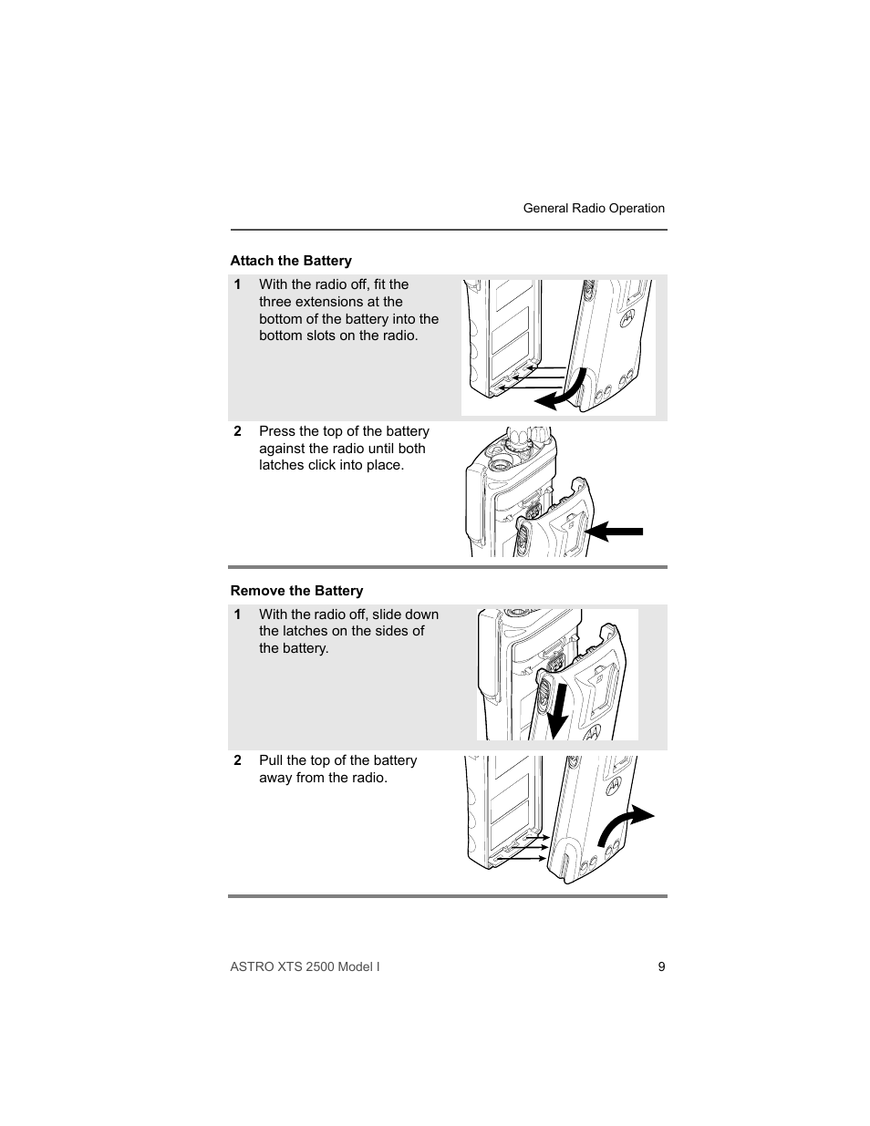 Motorola XTS2500 User Manual | Page 21 / 78