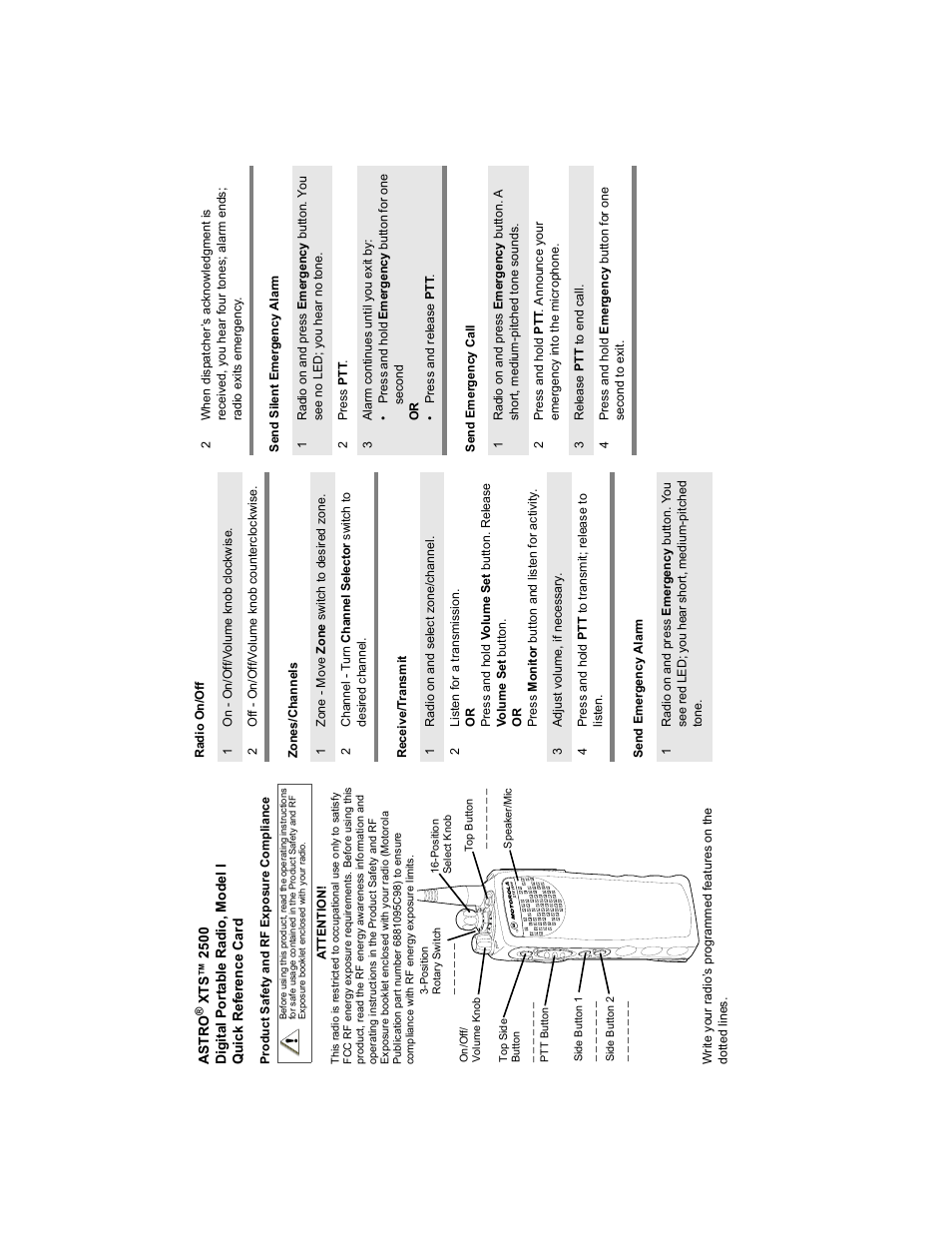 Motorola XTS2500 User Manual | Page 3 / 78