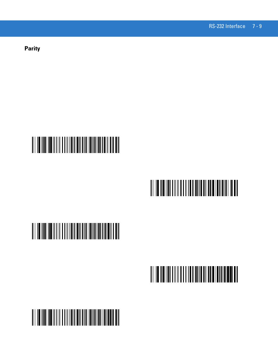 Parity, Parity -9 | Motorola DS3478 User Manual | Page 107 / 404