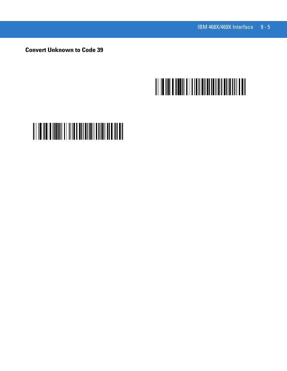 Convert unknown to code 39, Convert unknown to code 39 -5 | Motorola DS3478 User Manual | Page 149 / 404