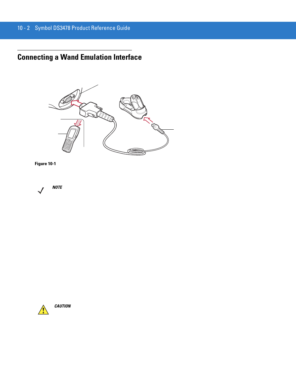 Connecting a wand emulation interface, Connecting a wand emulation interface -2 | Motorola DS3478 User Manual | Page 152 / 404