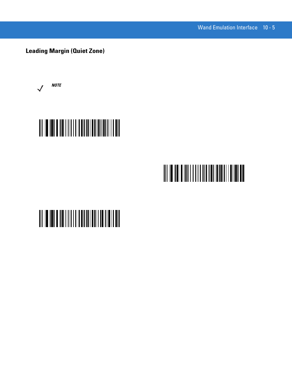 Leading margin (quiet zone), Leading margin (quiet zone) -5 | Motorola DS3478 User Manual | Page 155 / 404