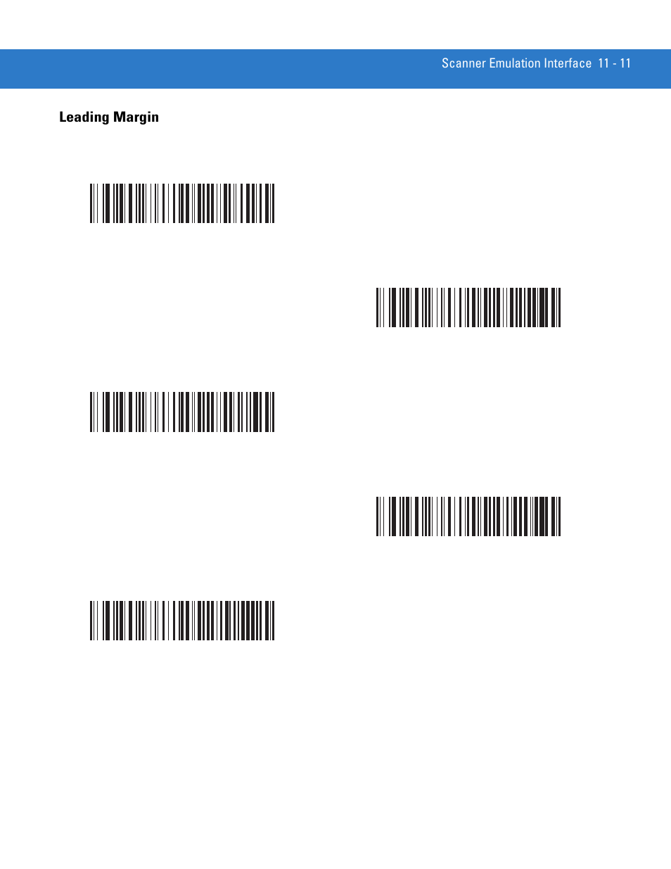 Leading margin, Leading margin -11 | Motorola DS3478 User Manual | Page 169 / 404