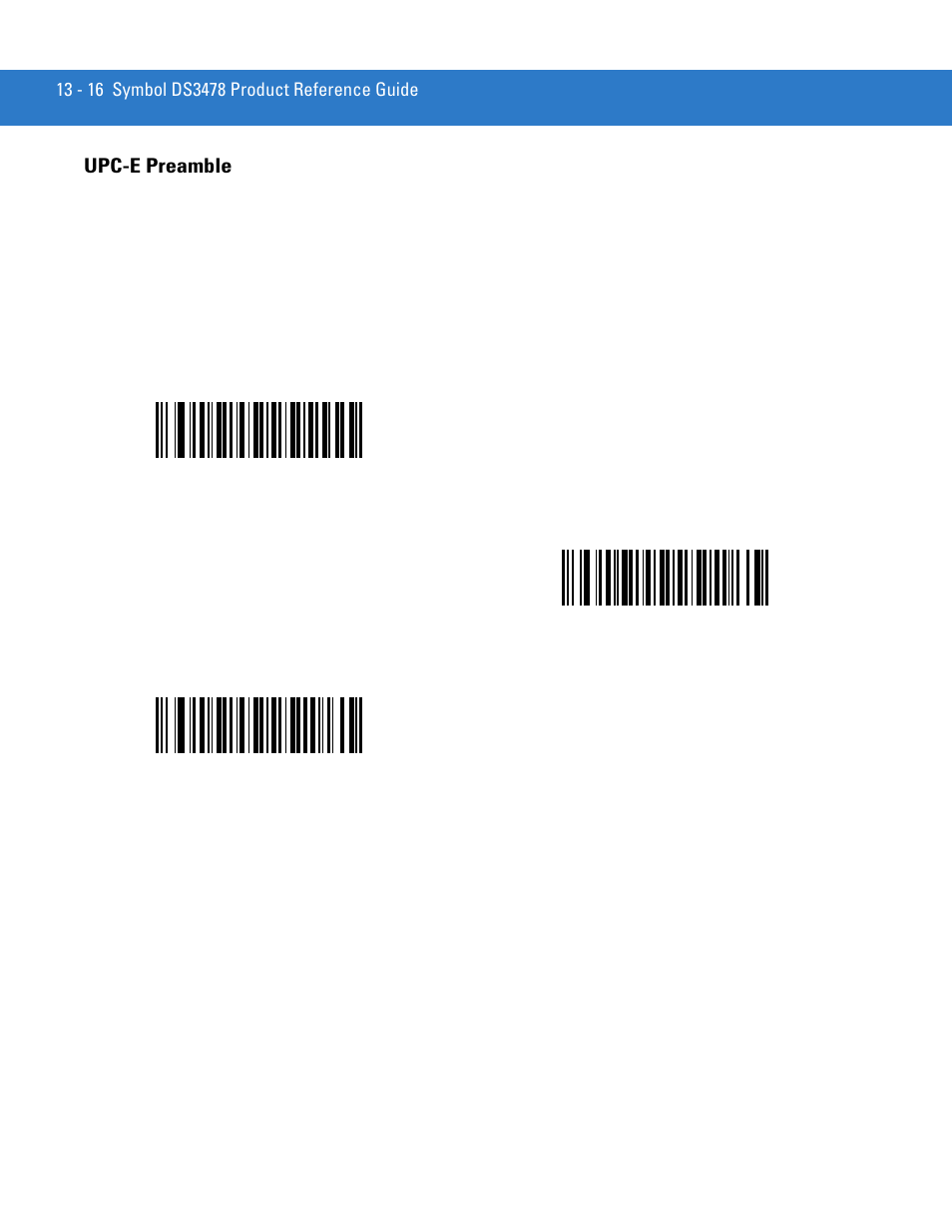 Upc-e preamble, Upc-e preamble -16 | Motorola DS3478 User Manual | Page 188 / 404