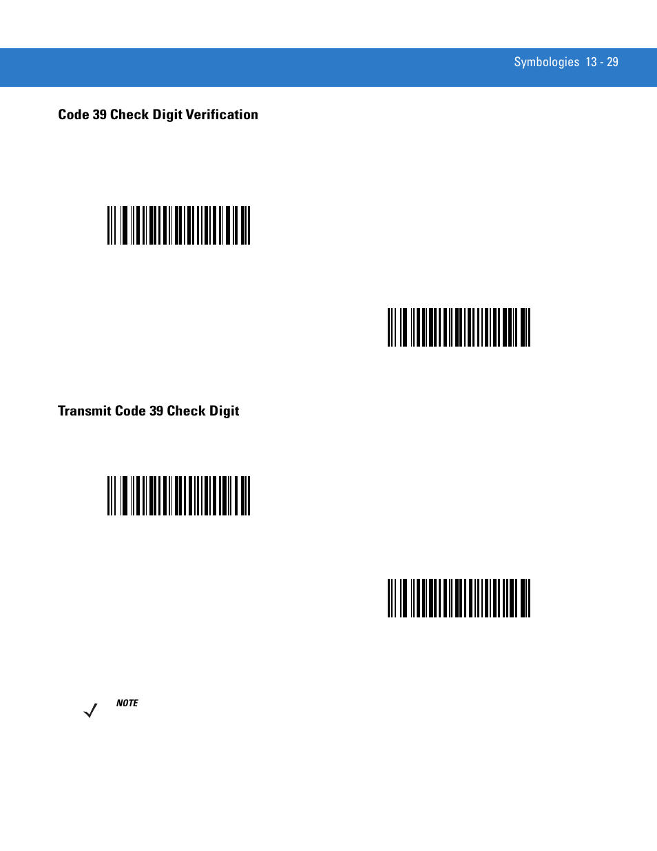 Code 39 check digit verification, Transmit code 39 check digit | Motorola DS3478 User Manual | Page 201 / 404