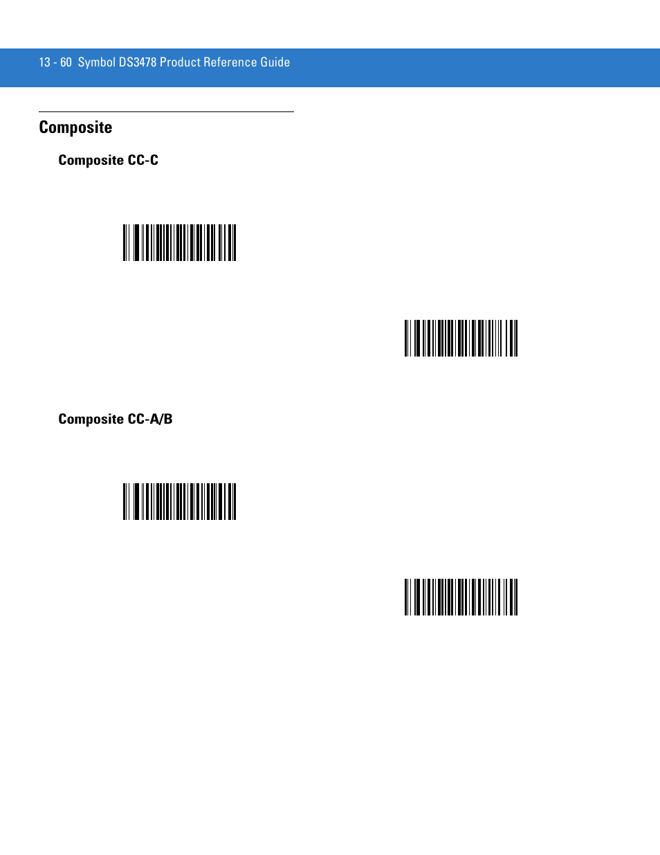 Composite, Composite cc-c, Composite cc-a/b | Composite -60, Composite cc-c -60 composite cc-a/b -60 | Motorola DS3478 User Manual | Page 232 / 404