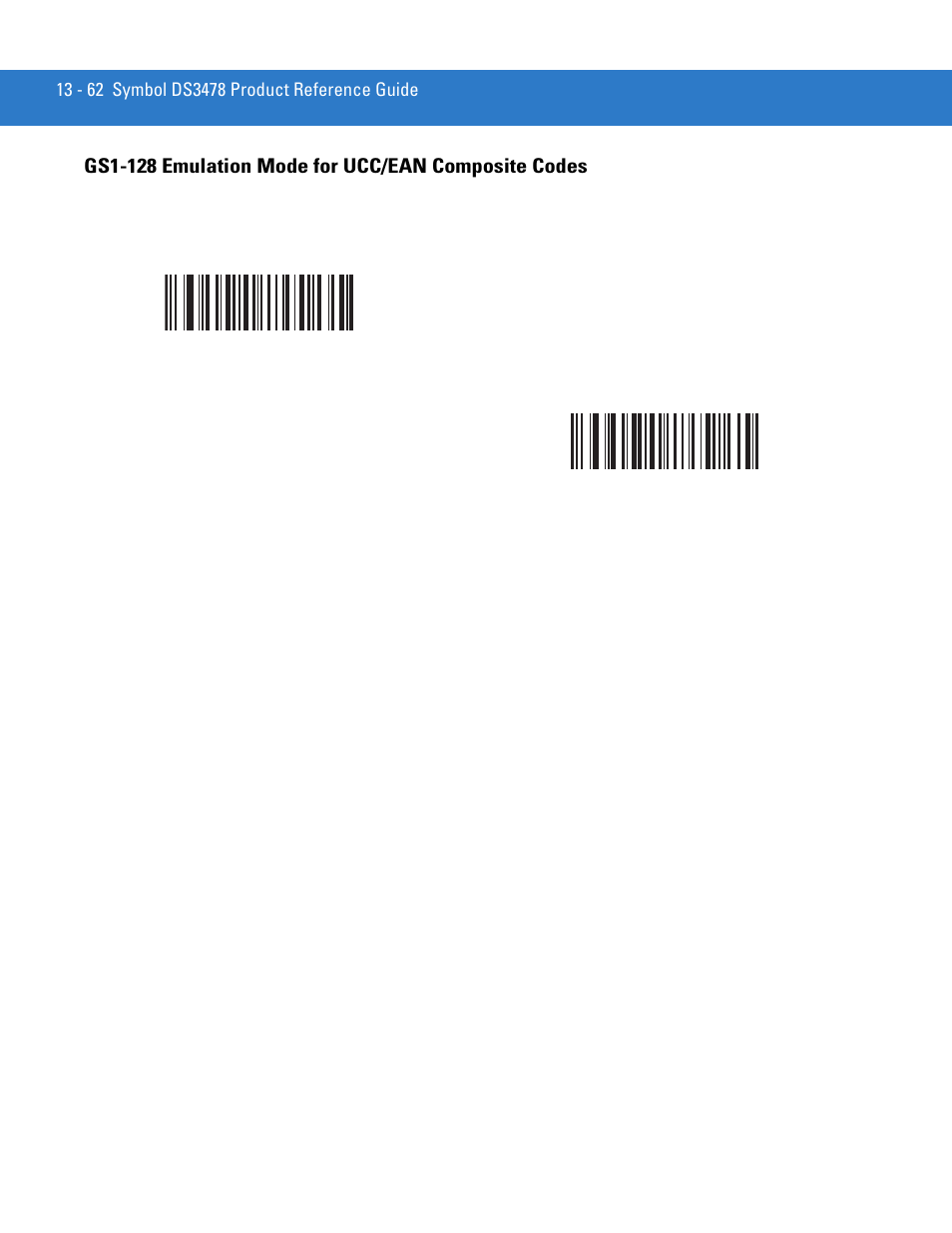 Gs1-128 emulation mode for ucc/ean composite codes | Motorola DS3478 User Manual | Page 234 / 404