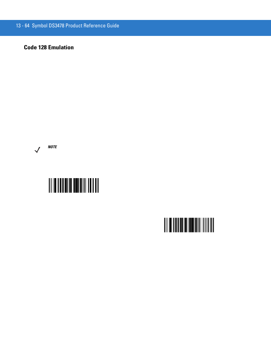 Code 128 emulation, Code 128 emulation -64 | Motorola DS3478 User Manual | Page 236 / 404