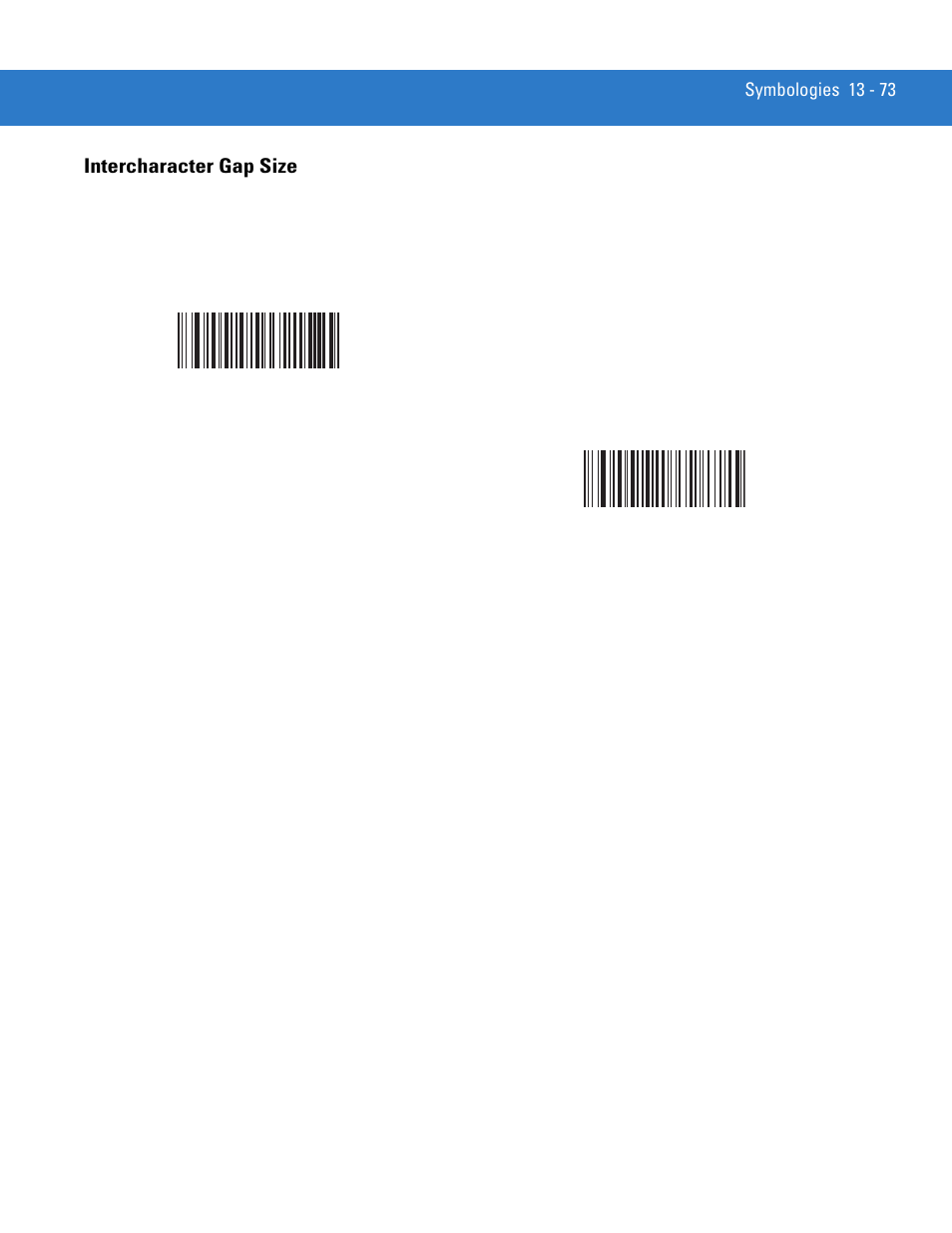 Intercharacter gap size, Intercharacter gap size -73 | Motorola DS3478 User Manual | Page 245 / 404