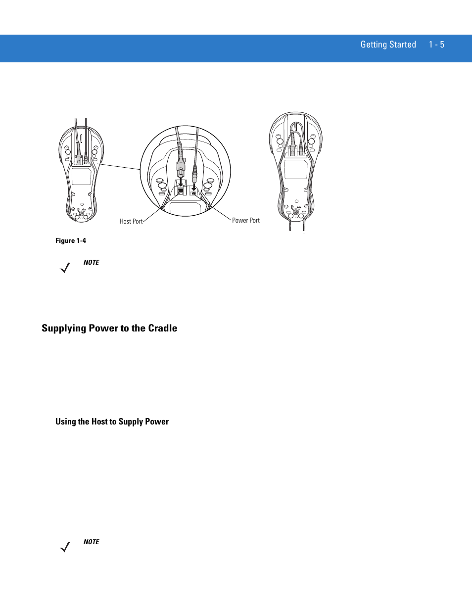 Supplying power to the cradle, Supplying power to the cradle -5 | Motorola DS3478 User Manual | Page 25 / 404