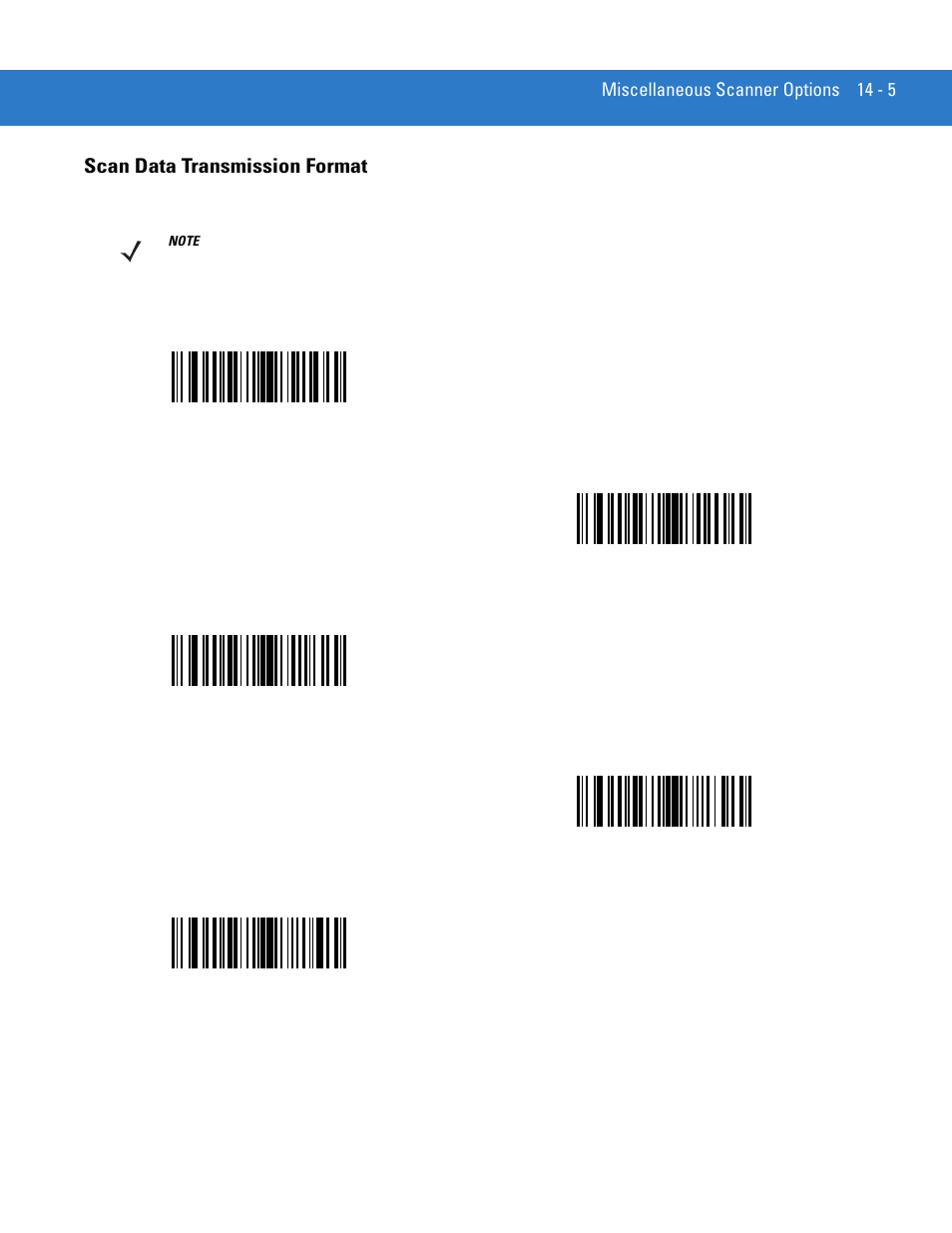 Scan data transmission format, Scan data transmission format -5 | Motorola DS3478 User Manual | Page 251 / 404