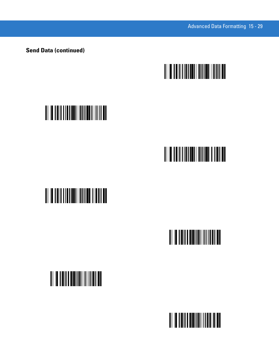 Send data (continued) | Motorola DS3478 User Manual | Page 283 / 404